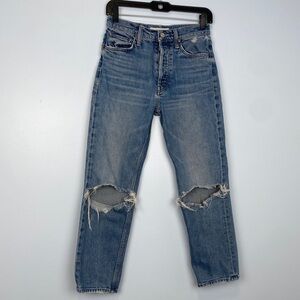 Mother Superior The Tomcat High Rise Jeans in Playing With Scissors Women's 26